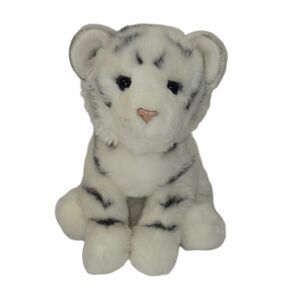Douglas Cuddle Toy Plush Silky White Tiger Cub Soft Stuffed Animal #1870 2020 9"